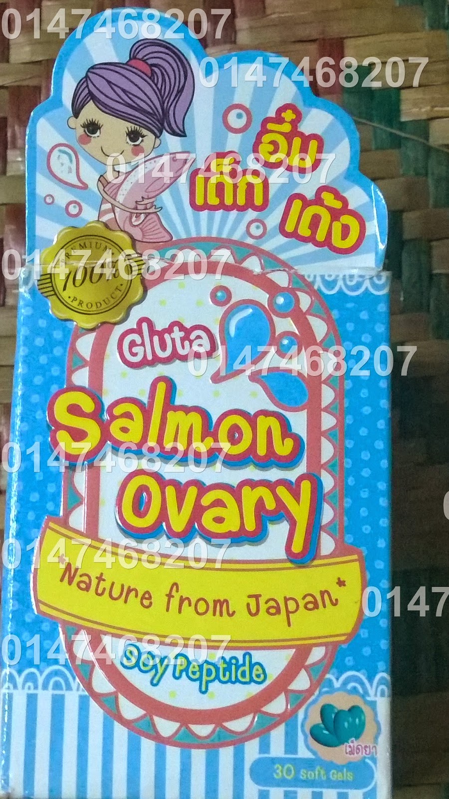 0164360516 PRODUK KECANTIKAN THAILAND : GLUTA SALMON OVARY