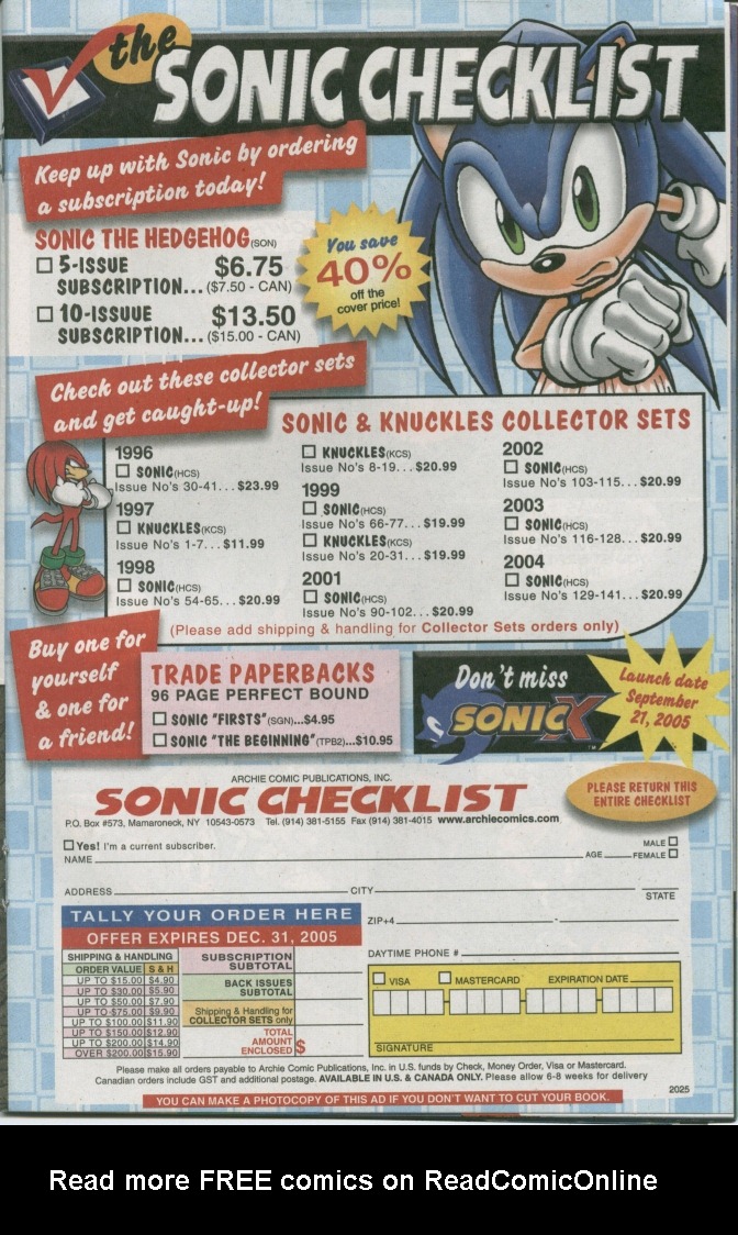 Read online Sonic The Hedgehog comic -  Issue #151 - 19