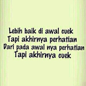 kata kata cuek tapi keren