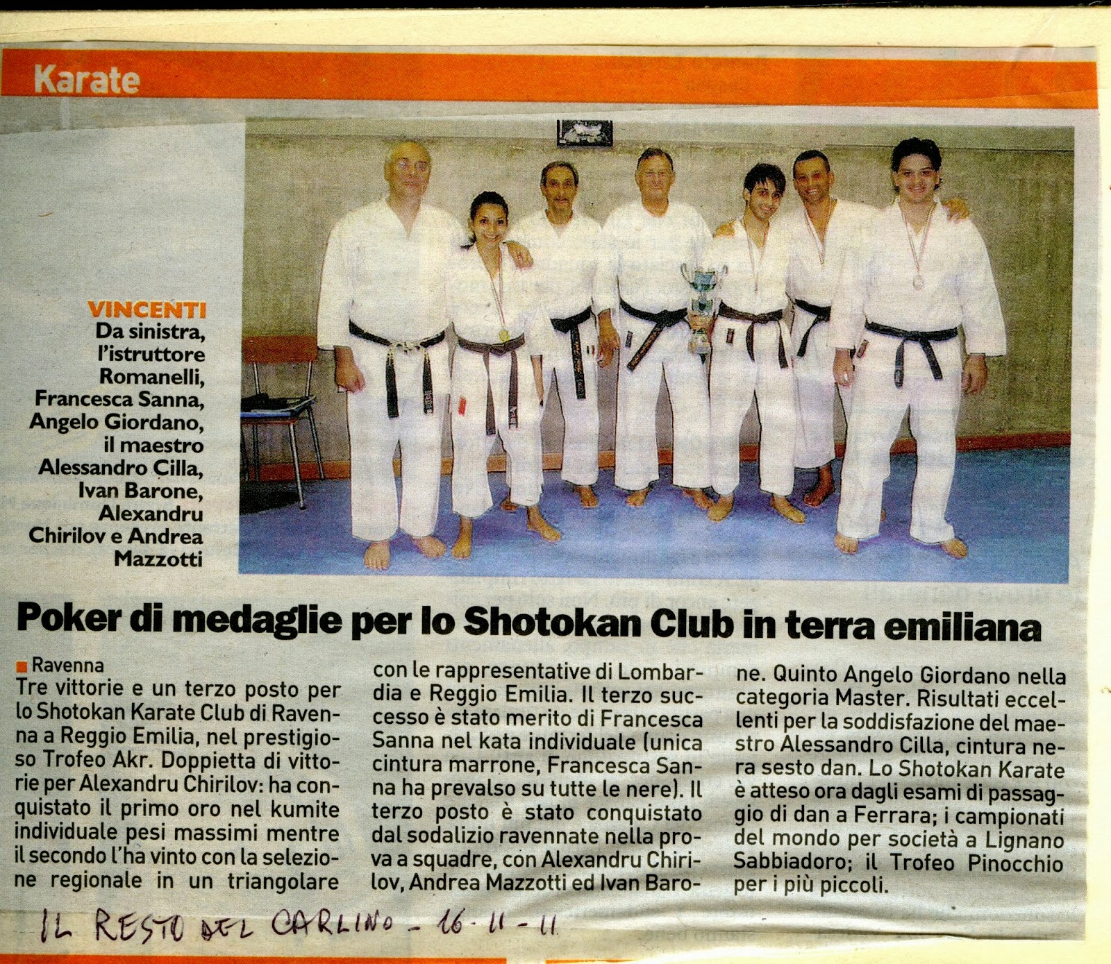 Shotokan Karate Club Ravenna: Galleria