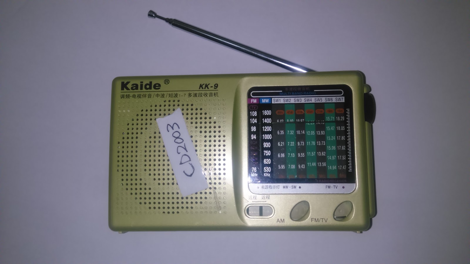 Asnetcomp Tutorials: China made SW radios review