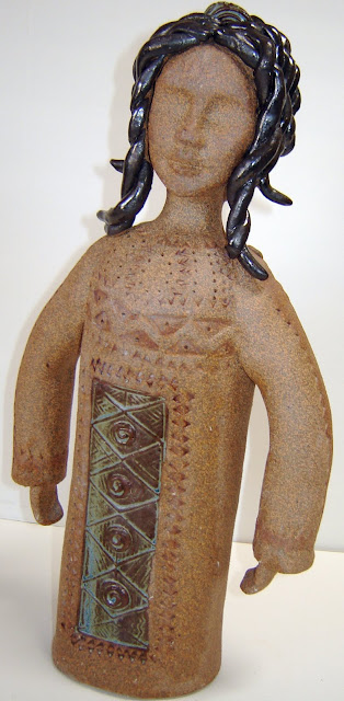 2 Headed Native Figure