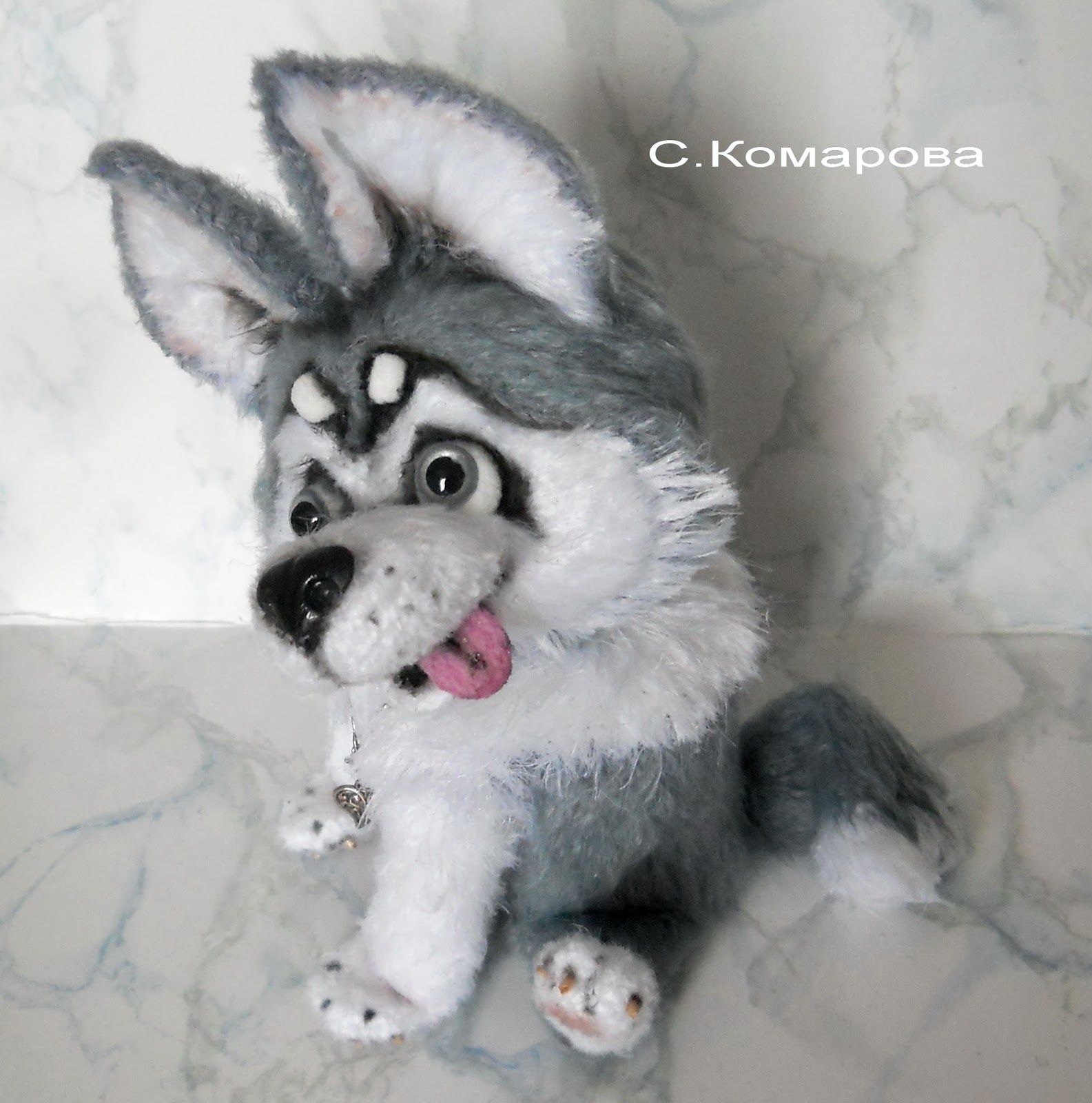 Хаски крючком схема и описание