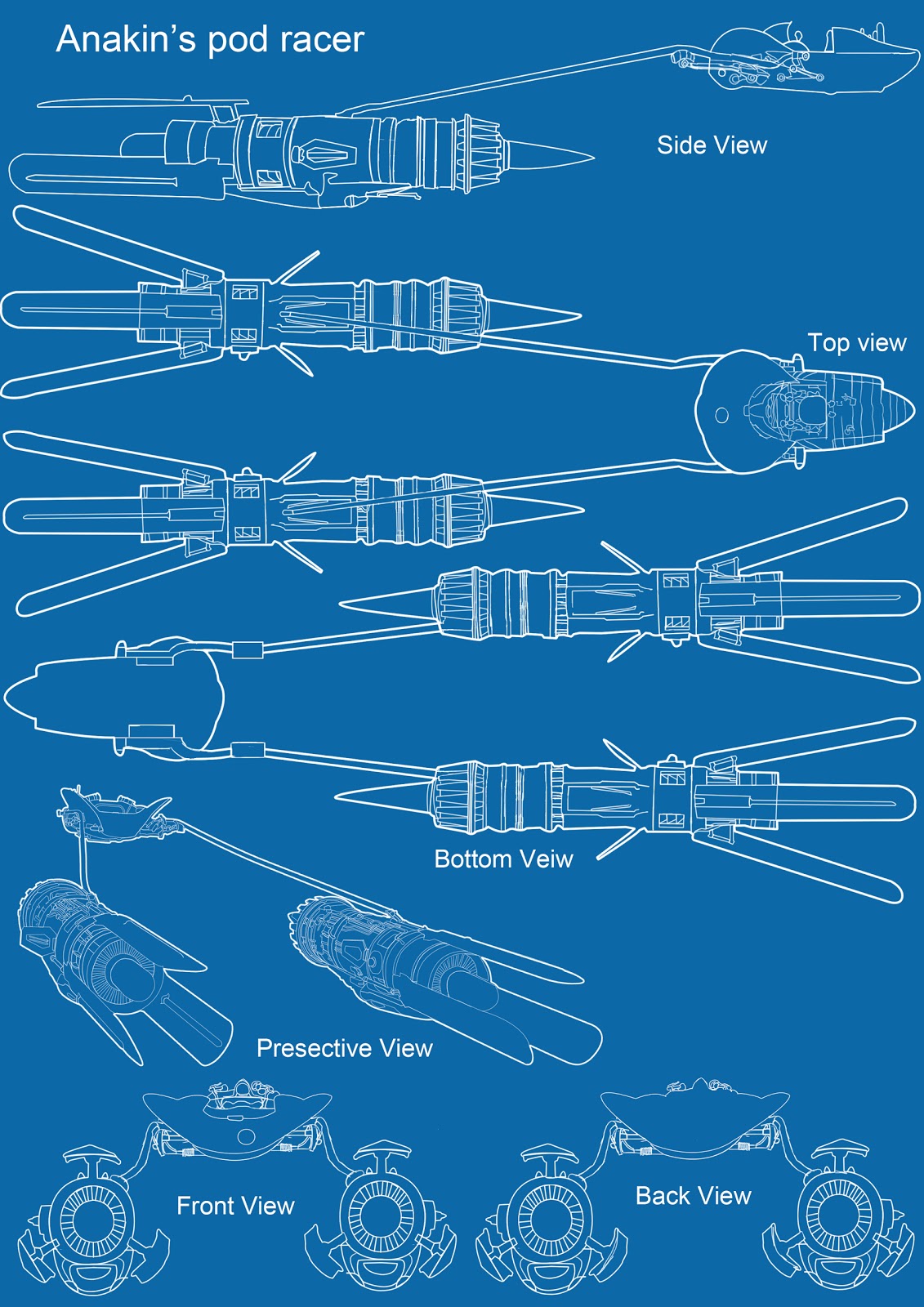 Charlie-Lambert-XB2002: Podracer And Grasshopper Models