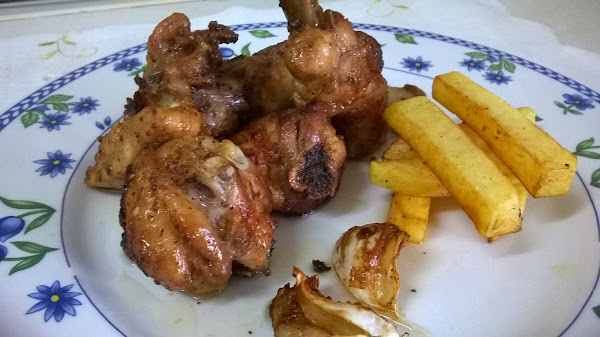 POLLO CON BORRACHERA