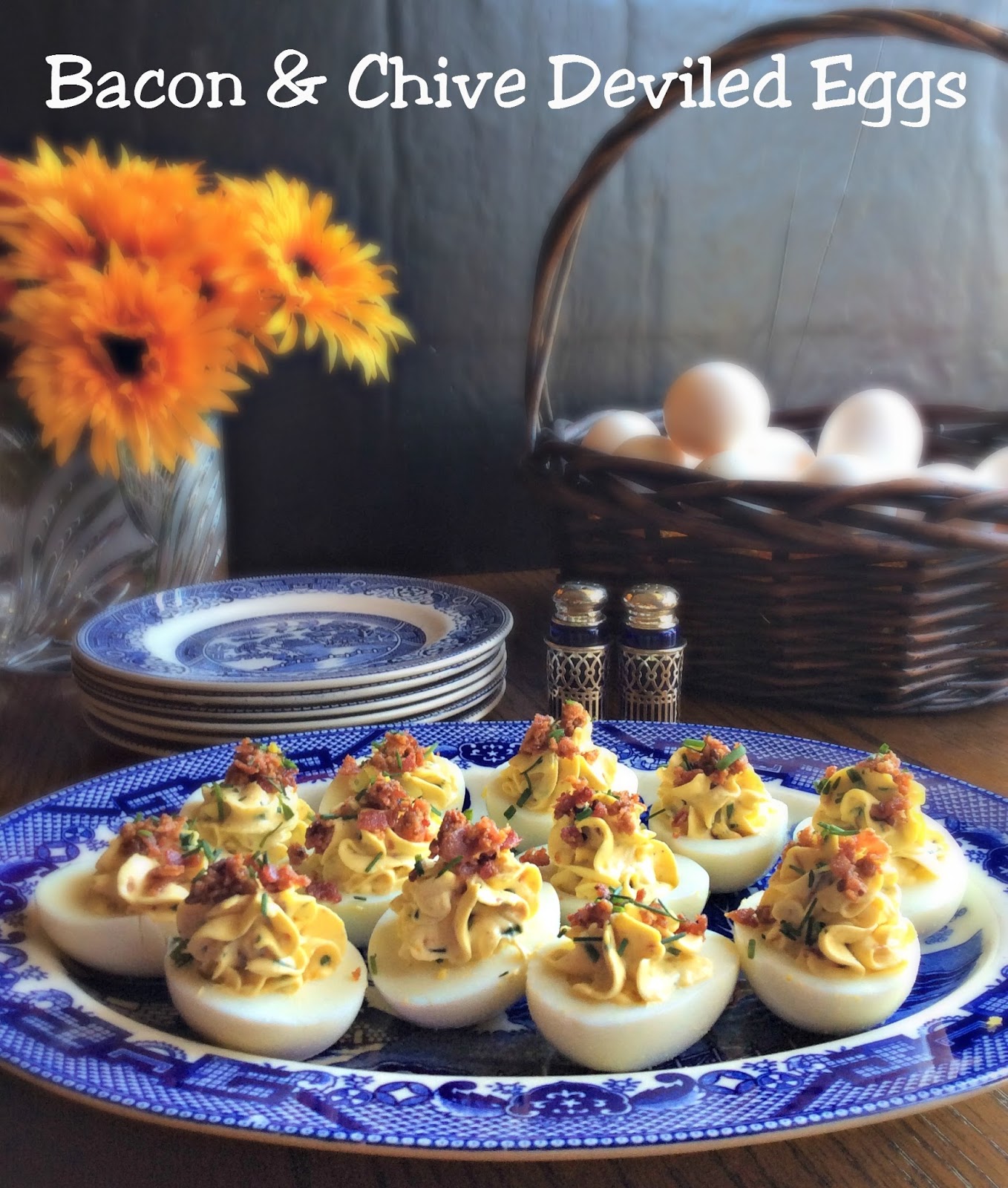 Bacon & Chive Deviled Eggs