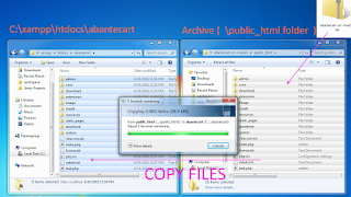 Install AbanteCart eCommerce on windows 7 with XAMPP tutorial 4