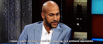 Keegan Key saying "I mean, I spent the majority of it in a deep fog, in a profound depression."