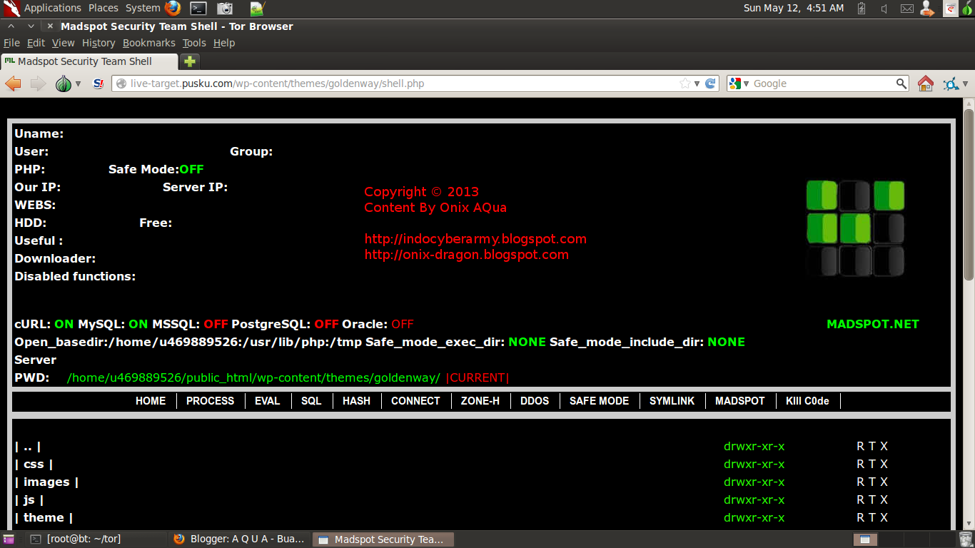Upload Shell Di CMS Wordpress | Cyber Nationalism