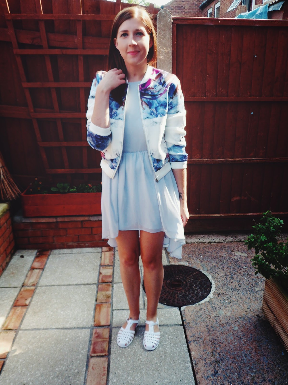 ASOS, asseenonme, bomberjacket, fblogger, fbloggers, jellyshoes, missguided, dress, newlook, ootd, outfitoftheday, summer, whatibought, whatimwearing, wiw