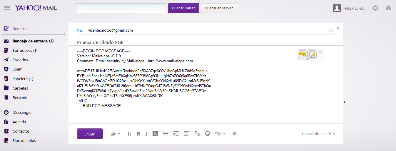 Cómo utilizar cifrado PGP con GMail, Yahoo y otras cuentas de webmail ...