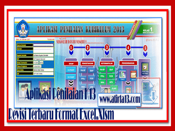 Download Aplikasi Evaluasi K13 Revisi Terbaru Format Excel.Xlsm