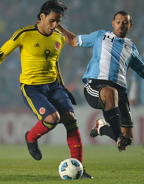 Argentina v Colombia.