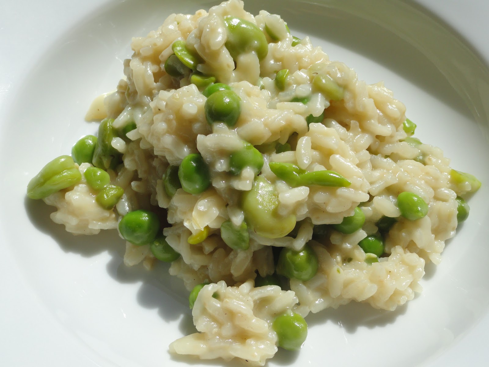 KüchenKlassiker: Risotto Primavera mit Erbsen, Spargel und dicken Bohnen﻿