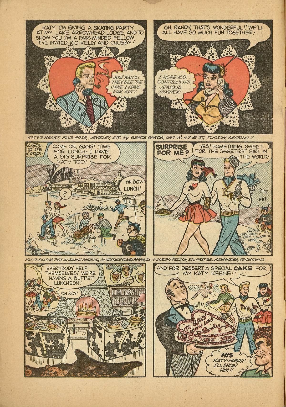 Read online Katy Keene (1949) comic -  Issue #16 - 4