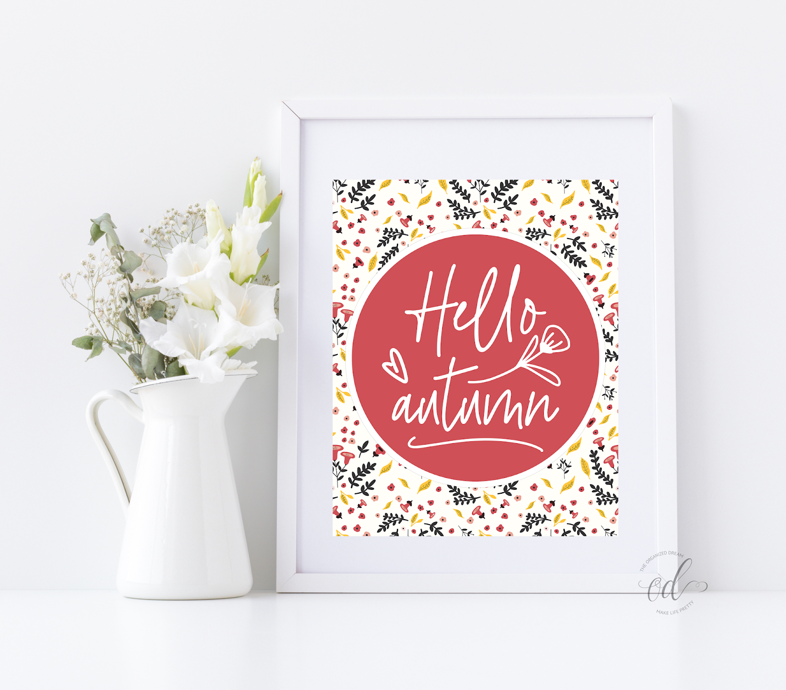 Cost-free Howdy Autumn Printable - The Well prepared Aspiration photograph about Autumn Printable called Absolutely free Good day Autumn Printable - The Ready Desire