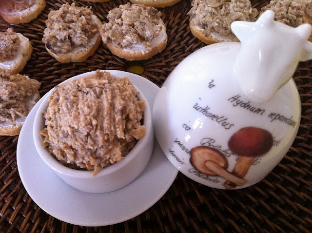  Paté de nueces y champiñones 