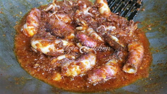 Sambal Tumis Sotong Yang Mudah Dan Sedap