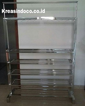 Rak Sepatu Stainless Jenis Terbaru Rak Sepatu Stainless Jenis Terbaru