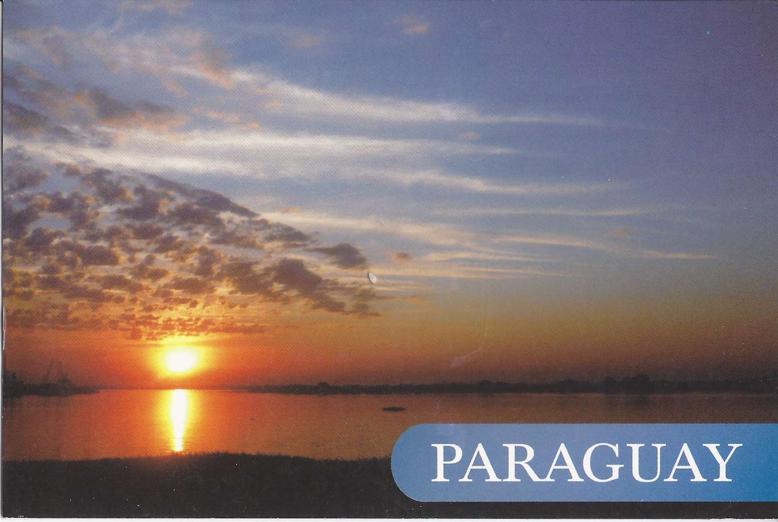 Sunset over Río Paraguay A Journey of Postcards
