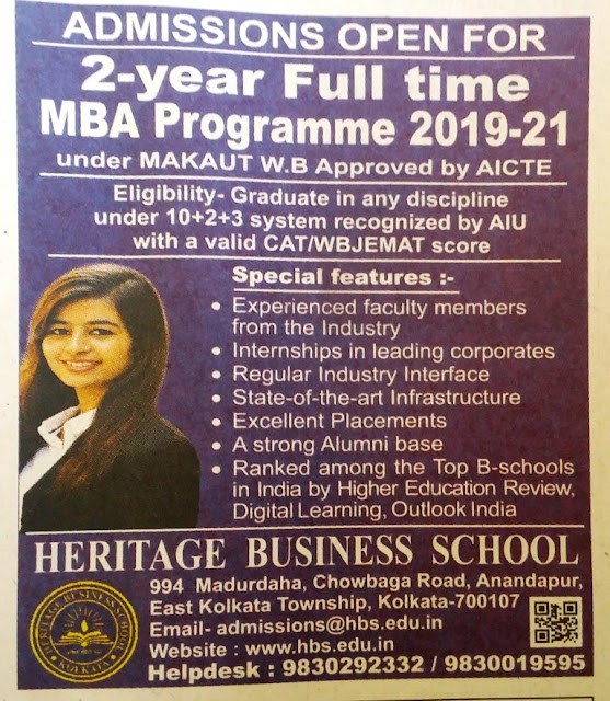 HERITAGE BUSINESS SCHOOL KOLKATA