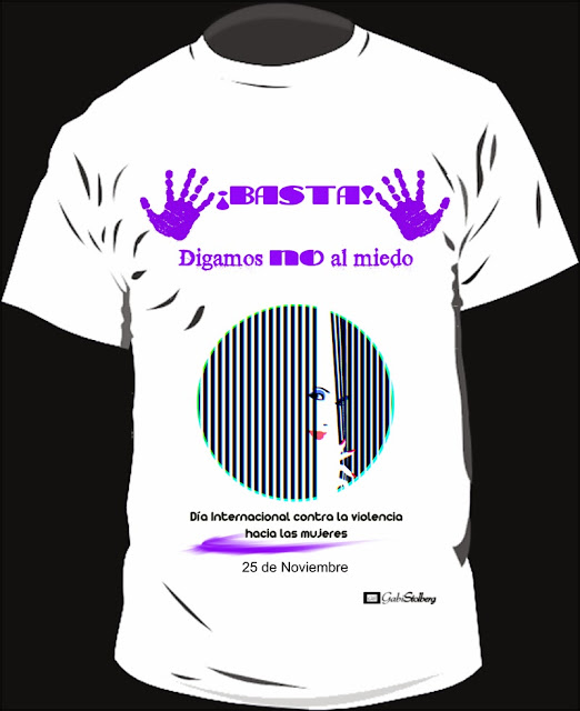 camiseta blanca dia internacional contra la violencia hacia las mujeres 2013