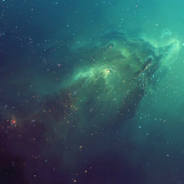 Galactic Blue Wallpaper Engine