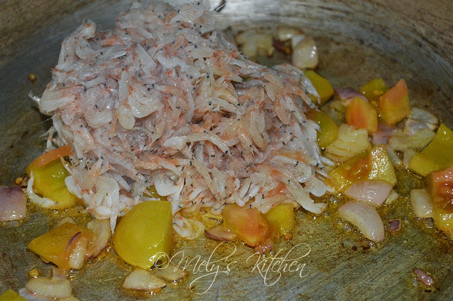 Mely's kitchen: Ginisang Fresh Alamang