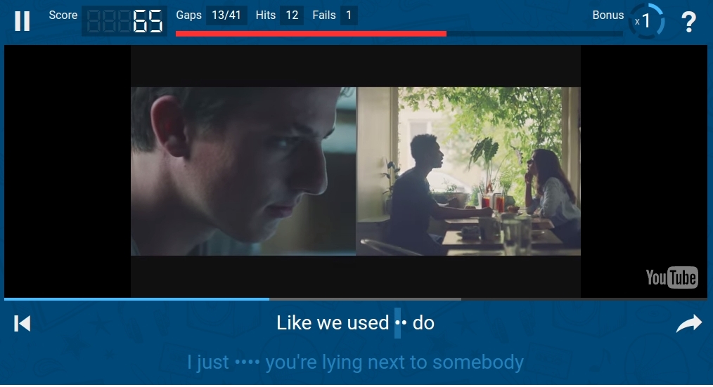 fp Kanarias Lyrics training una web para aprender inglés oyendo música