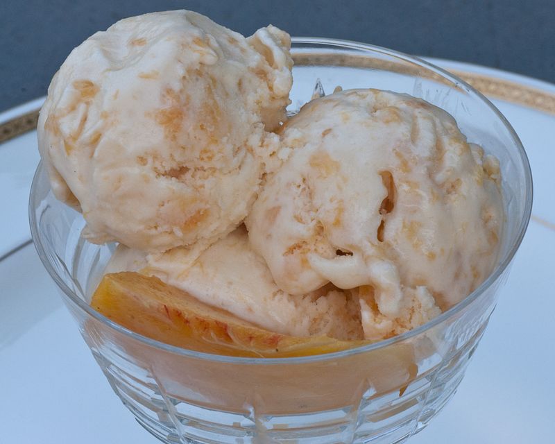 Aunt Bs Campers Peach Ice Cream Cooking Signature