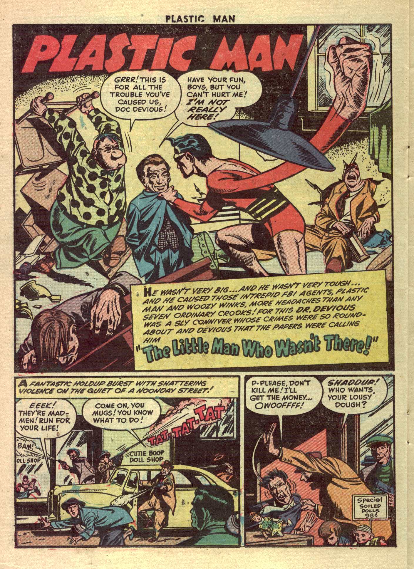 Read online Plastic Man (1943) comic -  Issue #42 - 26