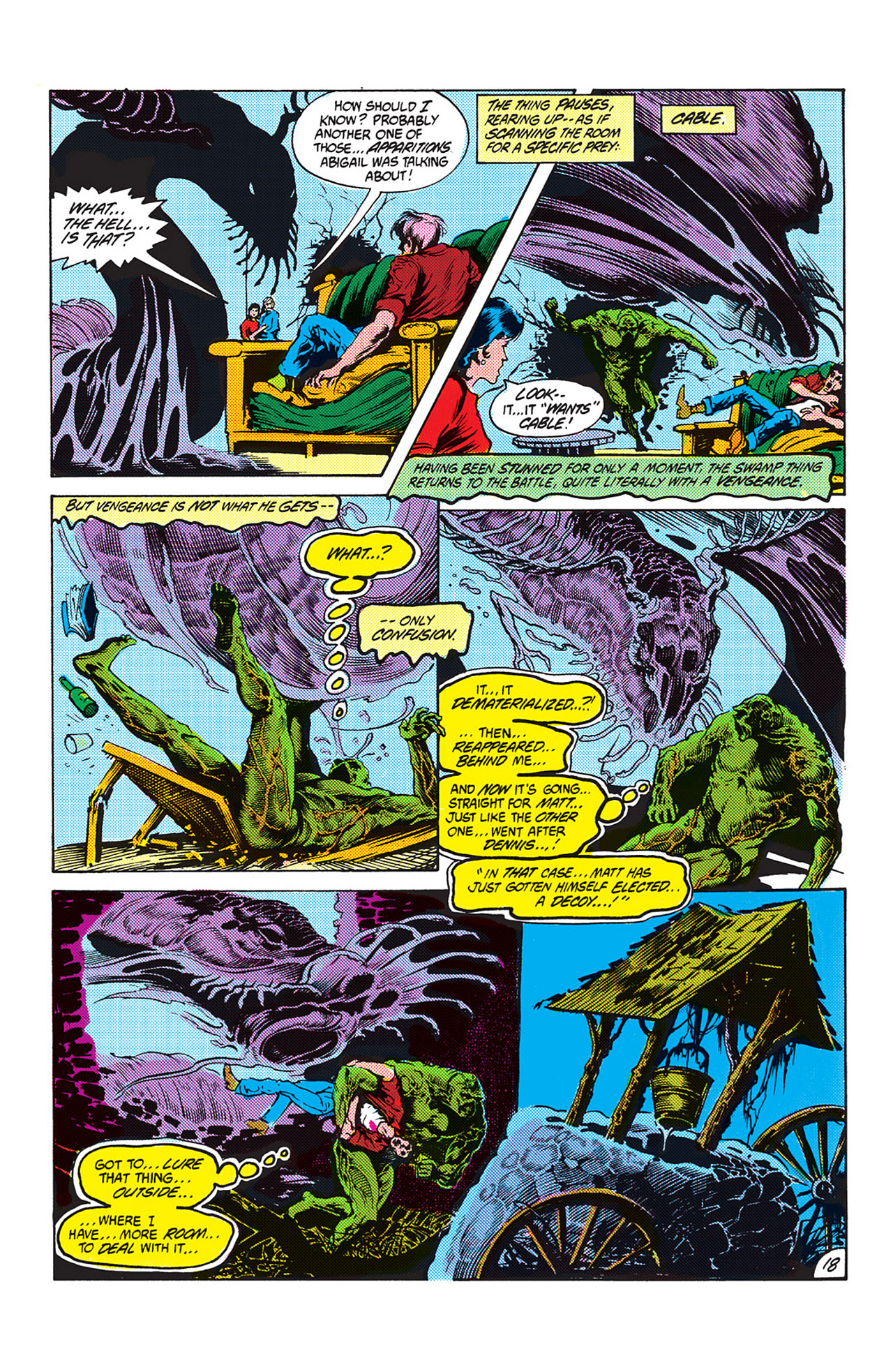 Read online Swamp Thing (1982) comic -  Issue #17 - 19