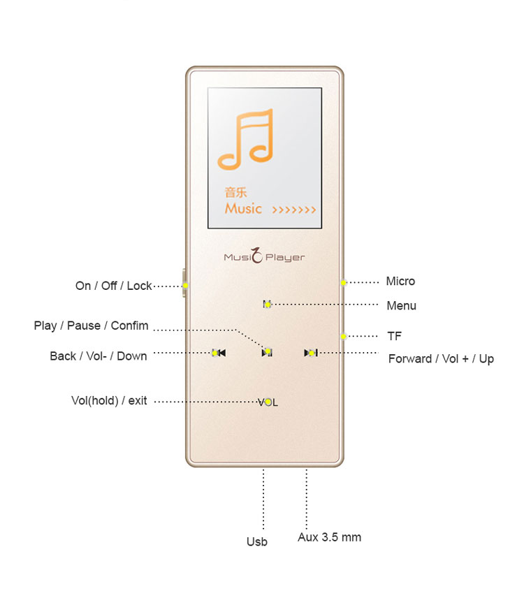 Máy nghe nhạc lossless chính hãng Uniscom