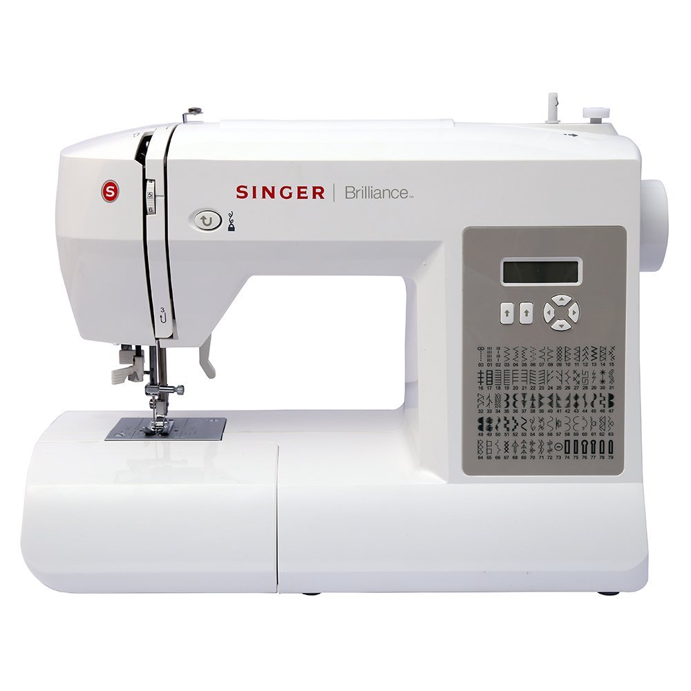 7 USHA Janome Dream Stitch Automatic Zig-Zag Electric Sewing Machine (White and Blue)