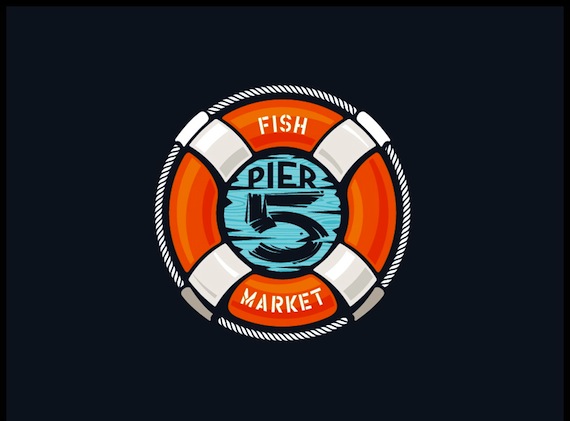 Fish market logo