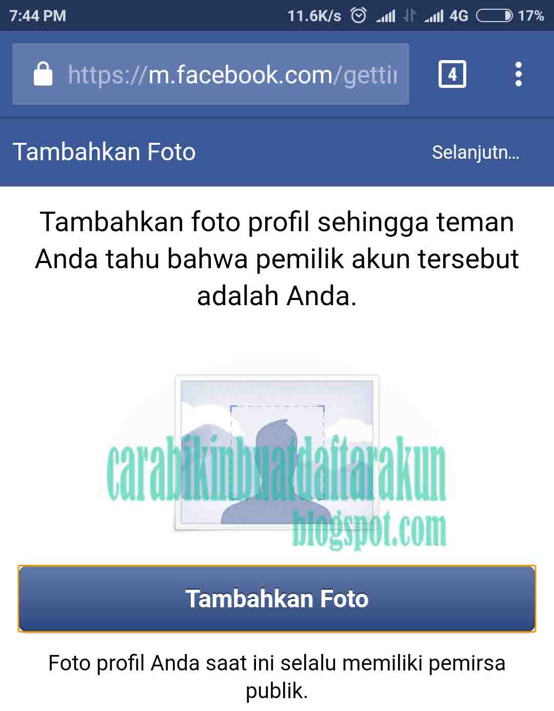 Cara Buat Akun Facebook Baru Dengan Nomor Telepon Lewat HP