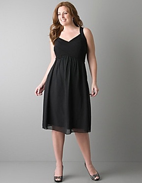 black dress for fat women