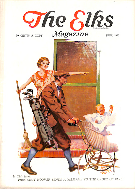 Cover Illustration for The Elks magazine, June 1930, by Edgar F. Wittmack
