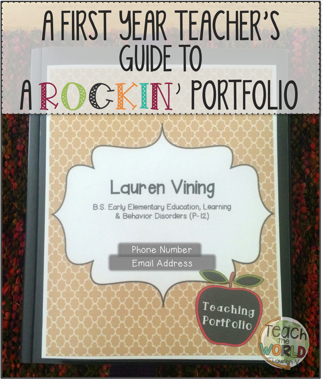 Free Printable Teacher Cda Portfolio Cover Template Free Printable Teacher Cda Portfolio Cover Template