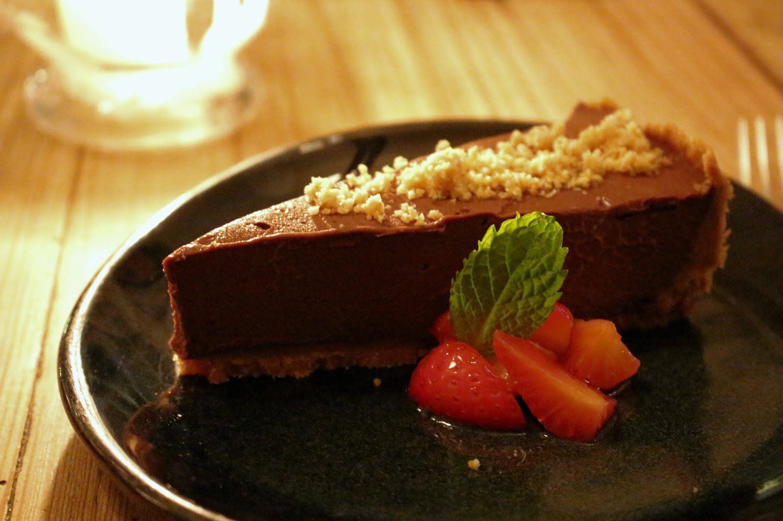 Review do restaurante Casa Vasco @Porto Cheesecake de chocolate