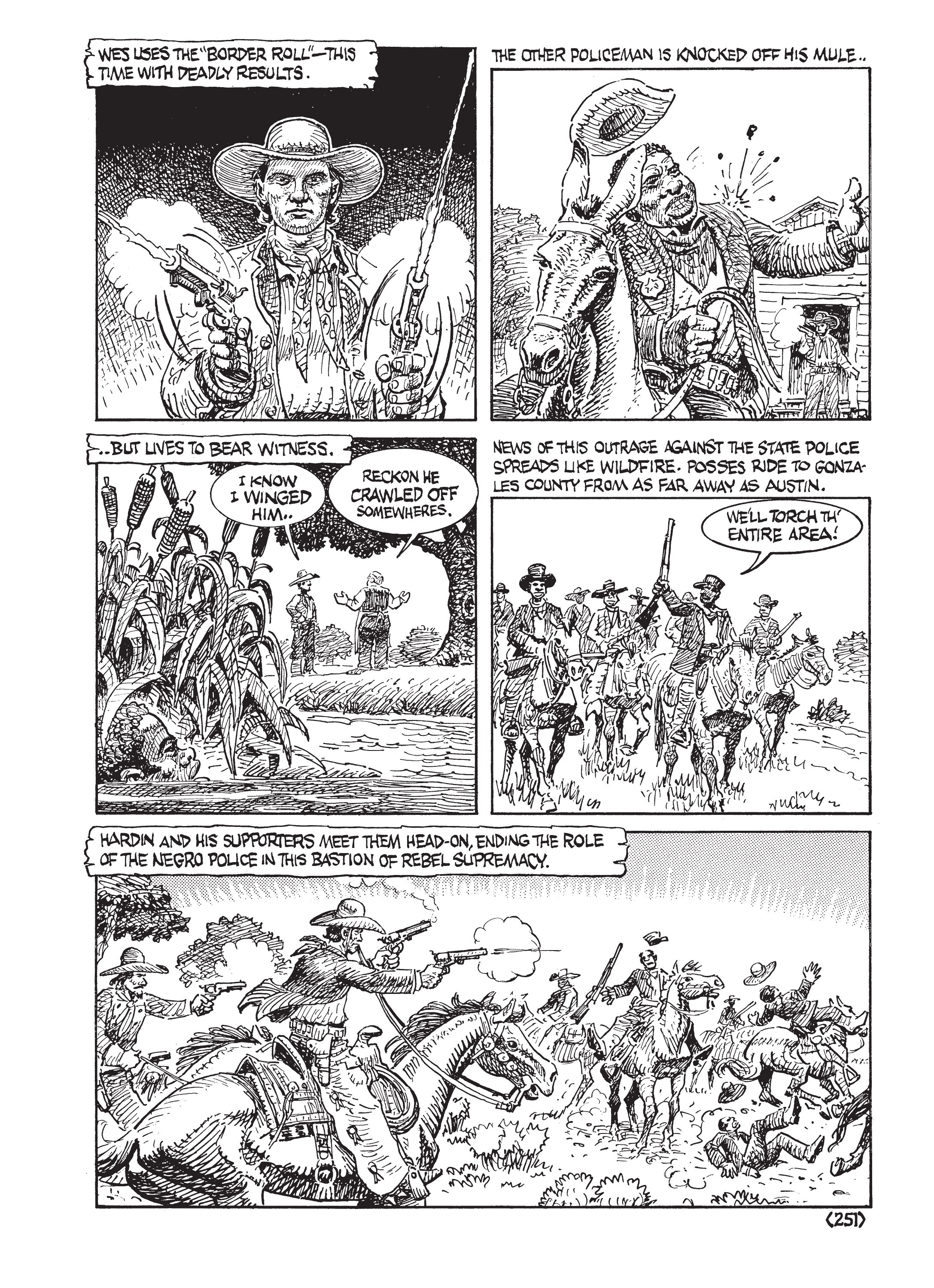 Read online Jack Jackson's American History: Los Tejanos and Lost Cause comic -  Issue # TPB (Part 3) - 49