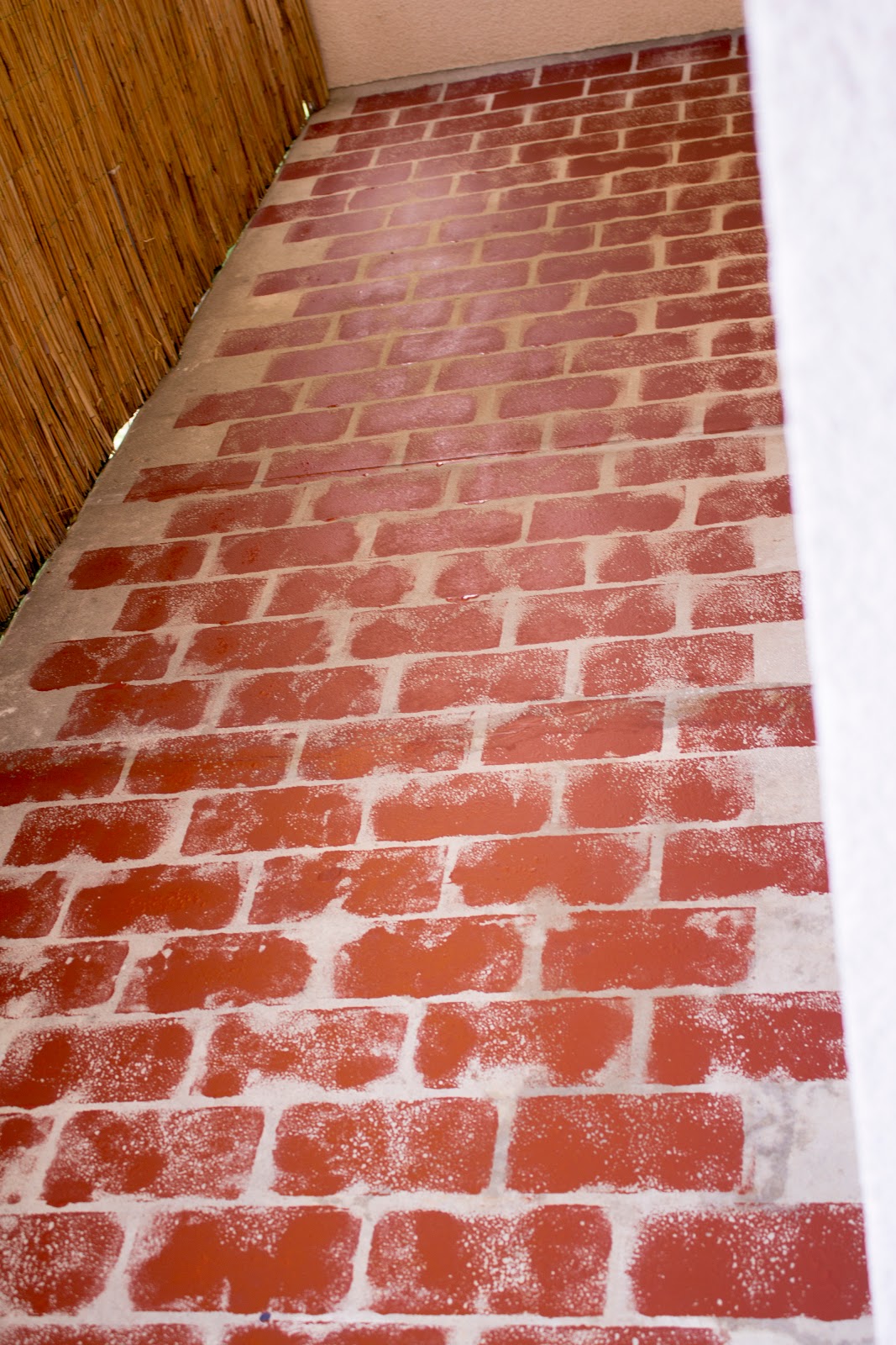 Fußboden mit Ziegelstein Optik - Green Bird - DIY Mode, Deko und Interieur