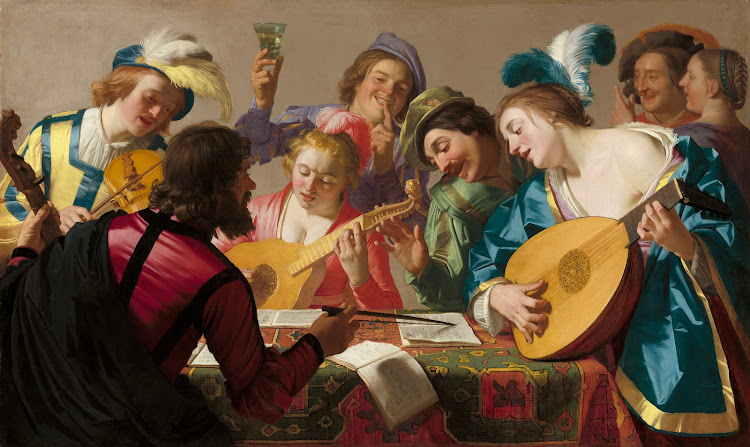 The Concert by Dutch Painter Gerard van Honthorst c1623