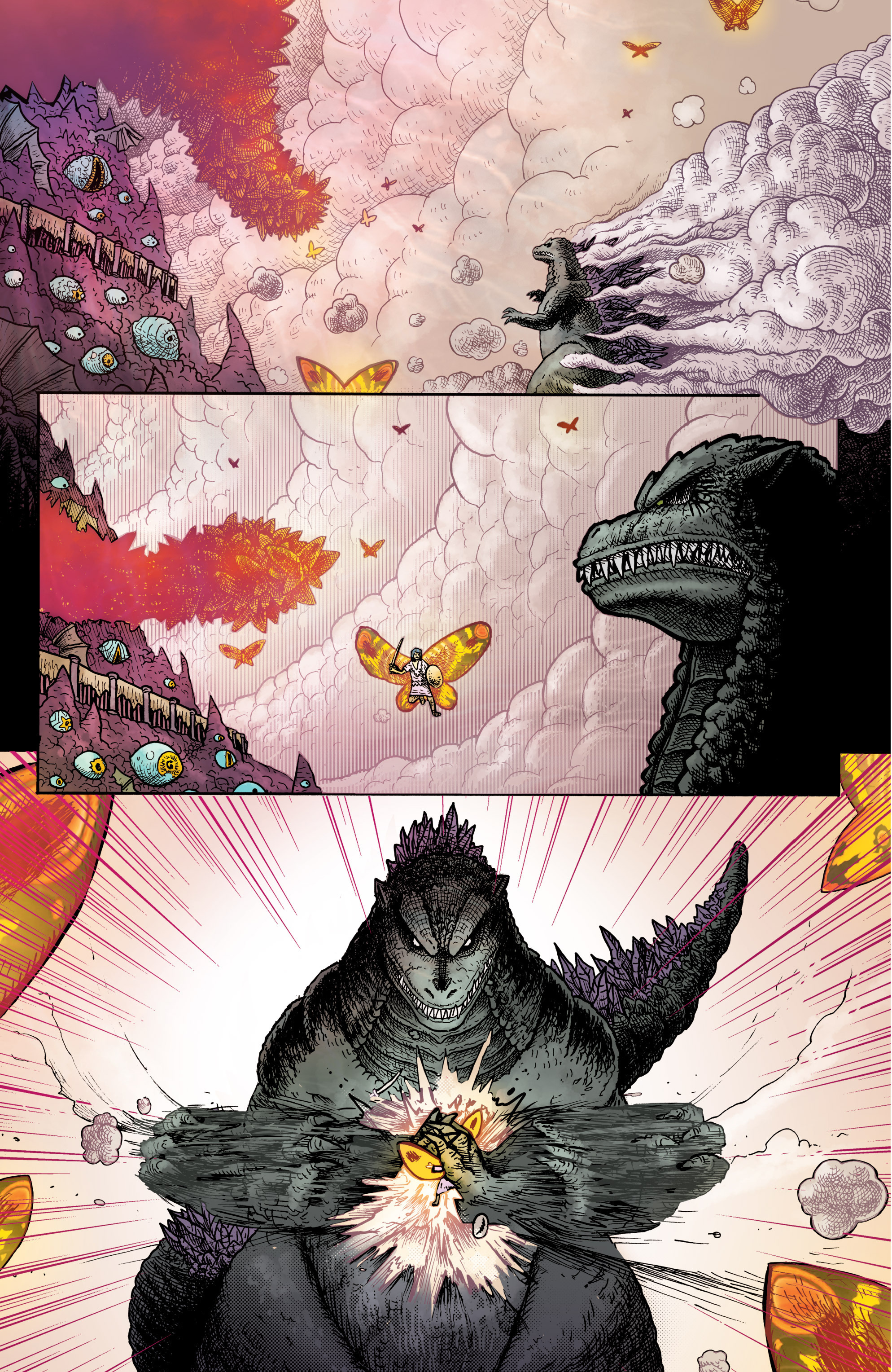 Read online Godzilla in Hell (2015) comic -  Issue #3 - 12