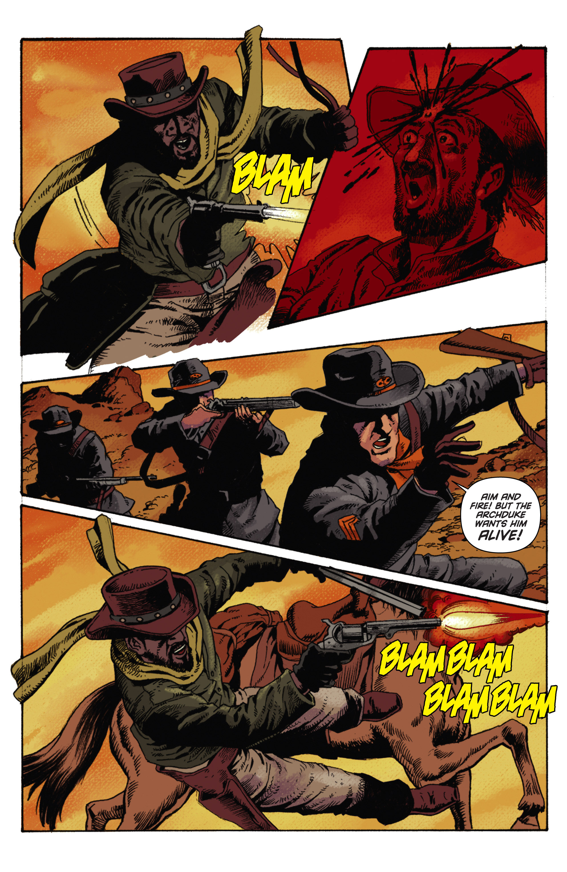 Read online Django/Zorro comic -  Issue #5 - 19