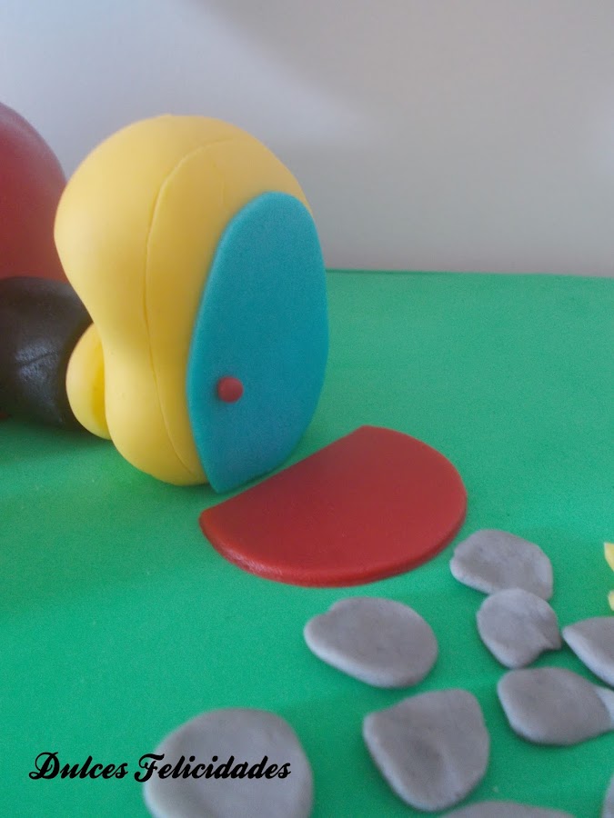 Tarta fondant La casa de Mickey Mouse