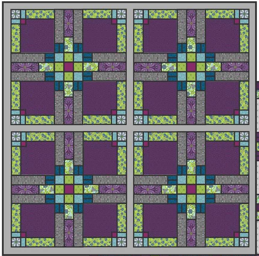 Quilt Inspiration Free pattern day! Stained Glass quilts