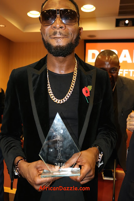 Dbank Receiving Entertainment Icon of the Year