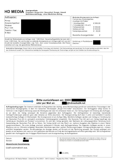 Scan: Offerte HD Media Reklam / März 2019