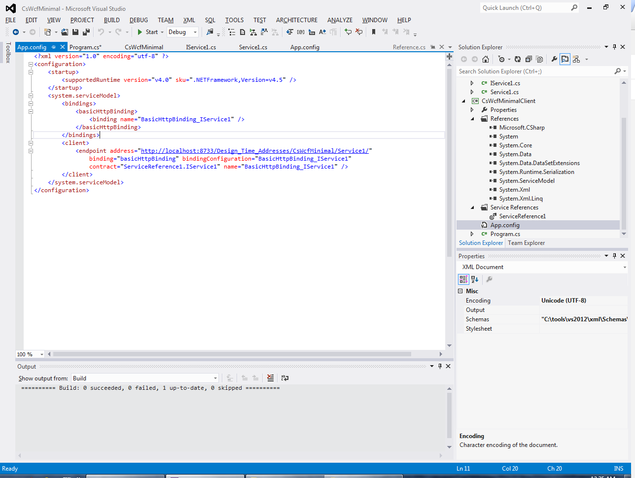 Programmer's Ranch C WCF A Minimal Client and Server Using Visual
